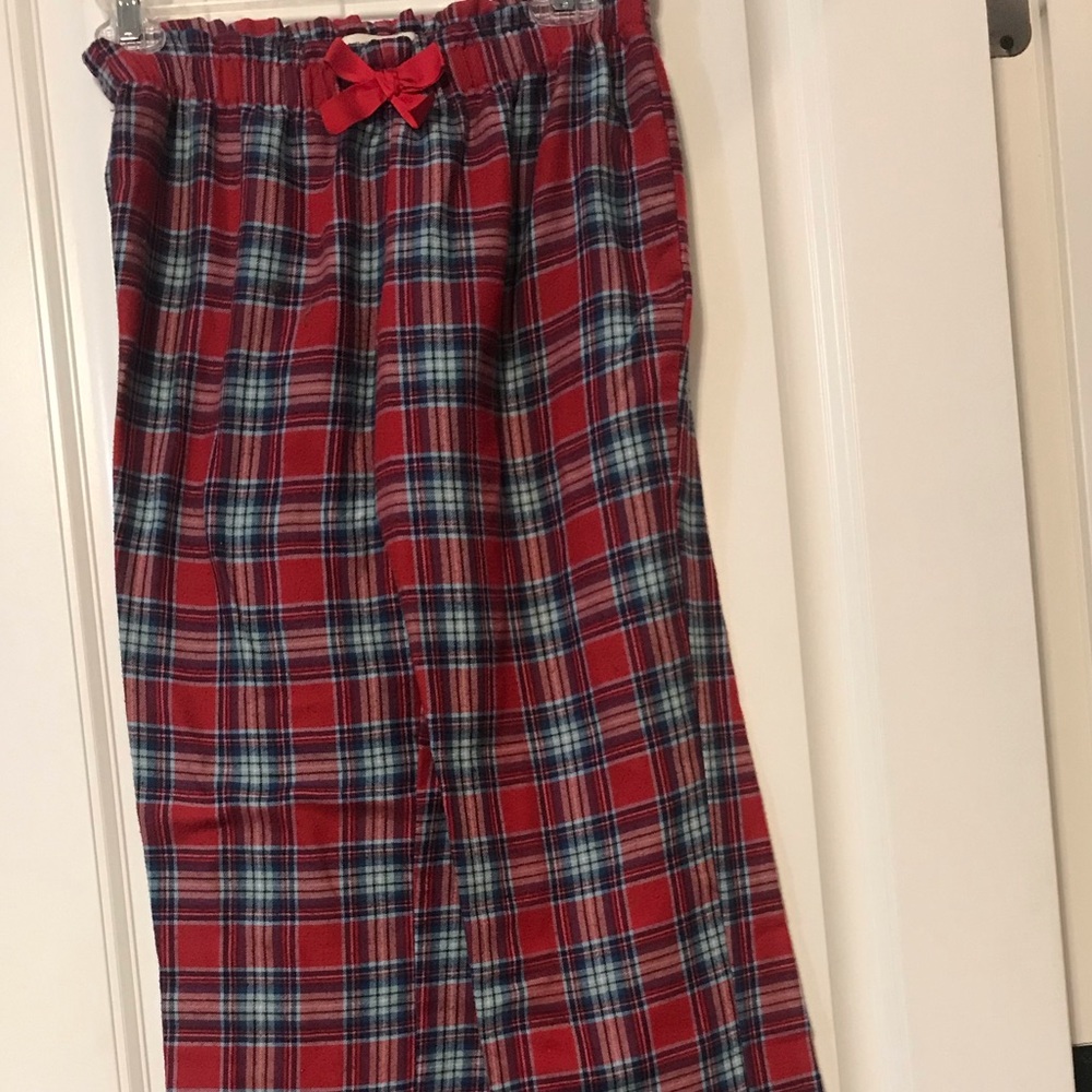 Flannel plaid PJ pants worth now at waist